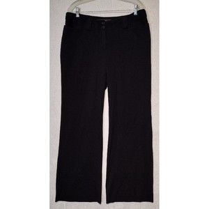 Lane Bryant Right Fit Wide Leg Tall Trousers Size 1 Black